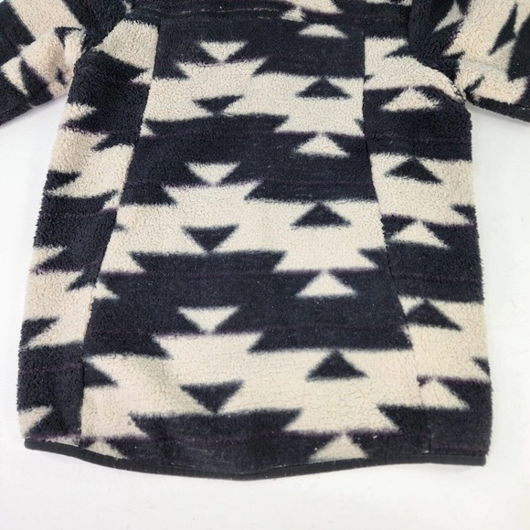 The North Face Girl's Campshire Full zip sweater Sz L 14-16 shepra Aztec jackets - Picture 7 of 11